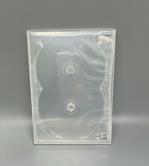 2 Top Quality Original Scanavo 22mm Double (2) DVD Case, Clear, DVD2/ONEXT.KRT