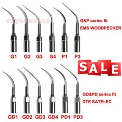 5Pcs Dental Ultrasonic Piezo Scaler Tip fit EMS Woodpecker/DTE SATELEC AZ