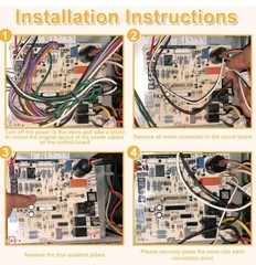 62-104058-02 Replacement Integrated Furnace Control Board for Rheem
