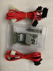 LSI 9267-8i 6Gb PCIE 2.0 512MB 8Port SAS Controller Card+8087 to 4x SFF-8482 *mp