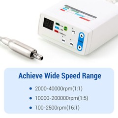 AZDENT Dental Brushless LED Electric Micro Motor 1:1/1:5 Increasing Handpiece