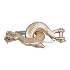 4PCS 3/8″ Grade 70 Heavy Duty Forged Steel Clevis Slip Hook With Safety Latch