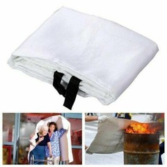 Emergency Fire Blanket Quick Release In Case For Home Office Car 1mx1mx0.3mm