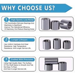 ID 35MM~100MM Bearing Standoff Spacers Outer Diameter 35~110mm Round Spacer Bush