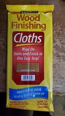 Minwax Wood Finishing Cloths Stain and Finish Natural Oak 8 pack