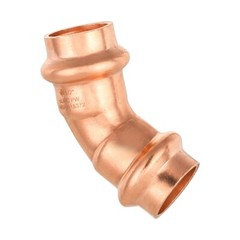 10 PCS EFIELD 1/2 ” Press Fit 45 Degree Elbow Copper Fittings, No Lead