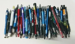 50ct Bulk / Wholesale Mixed Lot of Misprint Ball Point Retractable Click Pens
