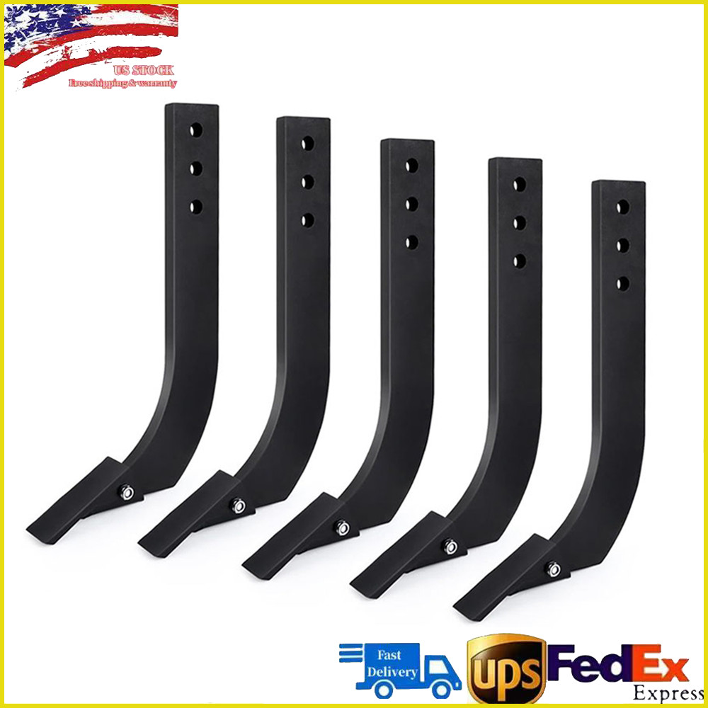 5 Pack Box Blade Shank 16″ Scarifier Shank W/ 3 Holes Box Scraper Detachable