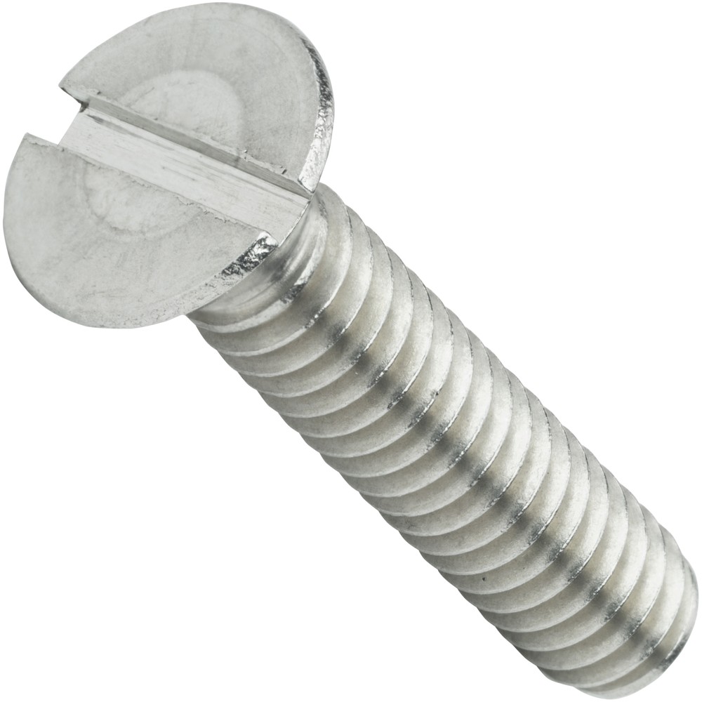 10-32 Flat Head Countersink Machine Screws Slotted Drive Stainless All Sizes