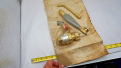 Uniweld K37 Air/Acetylene Soft Flame B Tank & TH3 Handle & S23 tip Vintage