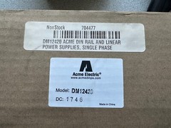 NEW ACME ELECTRIC DM12420 Power Supply AC 100-240V Universal In 50-60Hz