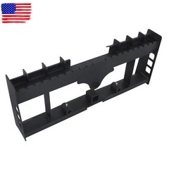 Heavy-Duty Skid Steer Pallet Fork Frame W/Receiver Hitch & Spear Sleeves 2500LBS