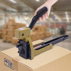 Manual Carton Stapler with 100 Staples for Corrugated Cardboard Boxes