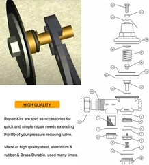 Complete Repair Kit for Zurn Wilkins 1″ Model RK1-600XL Pressure Reducing Valve