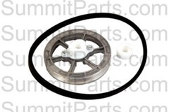 204486 PULLEY & BELT KIT 60HZ, FOR HUEBSCH, SPEED QUEEN, UNIMAC-204254