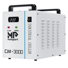 Monport Industrial Water Chiller CW-3000 for 40W 60W 80W CO2 Laser Engraver