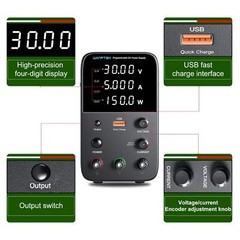 0-30V 60V 120V 160V 2A 5A 10A DC Power Supply Lab Adjustable Bench Switching