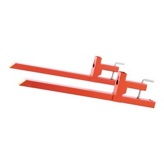 Uimoso 2000 lbs 43″ Clamp on Pallet Forks Quick Attach Tractor Forks