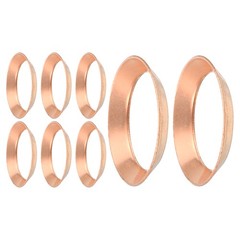 8PCS Copper Flare Gasket, 3/4″ Tube Size, Suitable for 19.05mm Copper Pipe