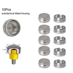 10Pcs Dental Abutment Retention Caps Inserts Used For Locat0r System