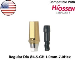 US Dental Straight Transfer Abutment Regular Ø4.5/5.0/6.0mm Fits Osstem Hiossen