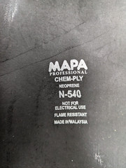 3 Pairs MAPA Chem-Ply N-540 Gloves