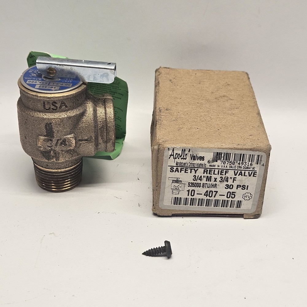 3/4″ Apollo Safety Relief Valve 30psi Bronze 10-407-05