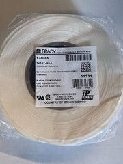 Brady Tht-17-483-3 2″ X 1″ White Label, 3″ Core High Adhesion Glossy Polyester