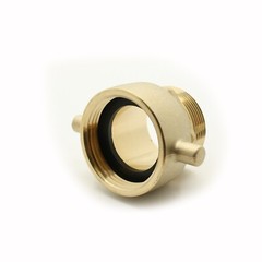 1-1/2 Inch Female NPSH x 1-1/2 Inch Male NPT Brass Swivel Fire Hose / Hydrant