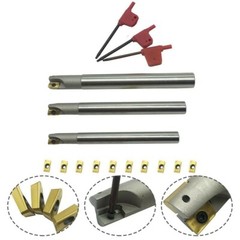 BAP 300R C10-10+C12-12+C16-16 CNC Indexable End Mill Holder Tool +10Pcs APMT1135