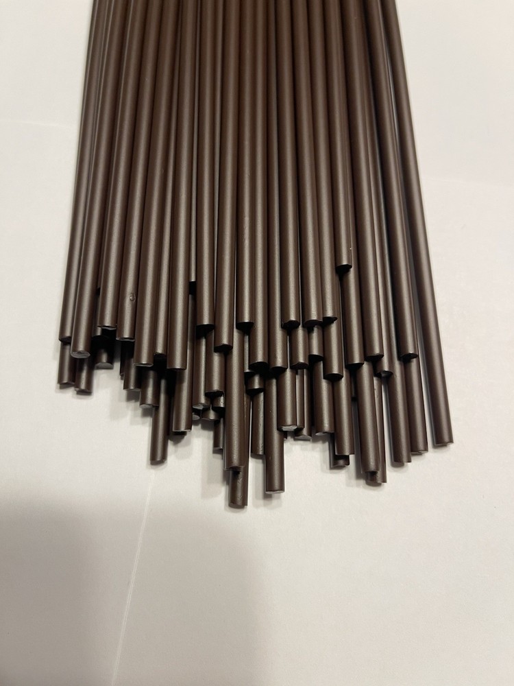 HDPE Polyethylene Plastic Welding Rods- 20pk (12in x 4mm 5/32″ BROWN) Repair