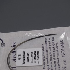 1 Pack Dental Orthodontic Thermal Activated Niti Arch Wire Round Ovoid 014 Upper