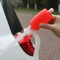 Manual Fuel Transfer Pump Hand Siphon Hose Gas Oil Water Liquid Transfer Tool