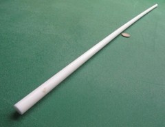 Teflon PTFE Virgin White Rods (1/2) .500″ Diameter x 36″ Long