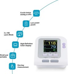 CONTEC08A Fully Automatic Digital Upper Arm Blood Pressure Monitor FDA