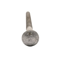 1/2″-13 x 8″ Hot Dipped Galvanized Carriage Bolt Kit w/Nuts & Flat Washers (25x)