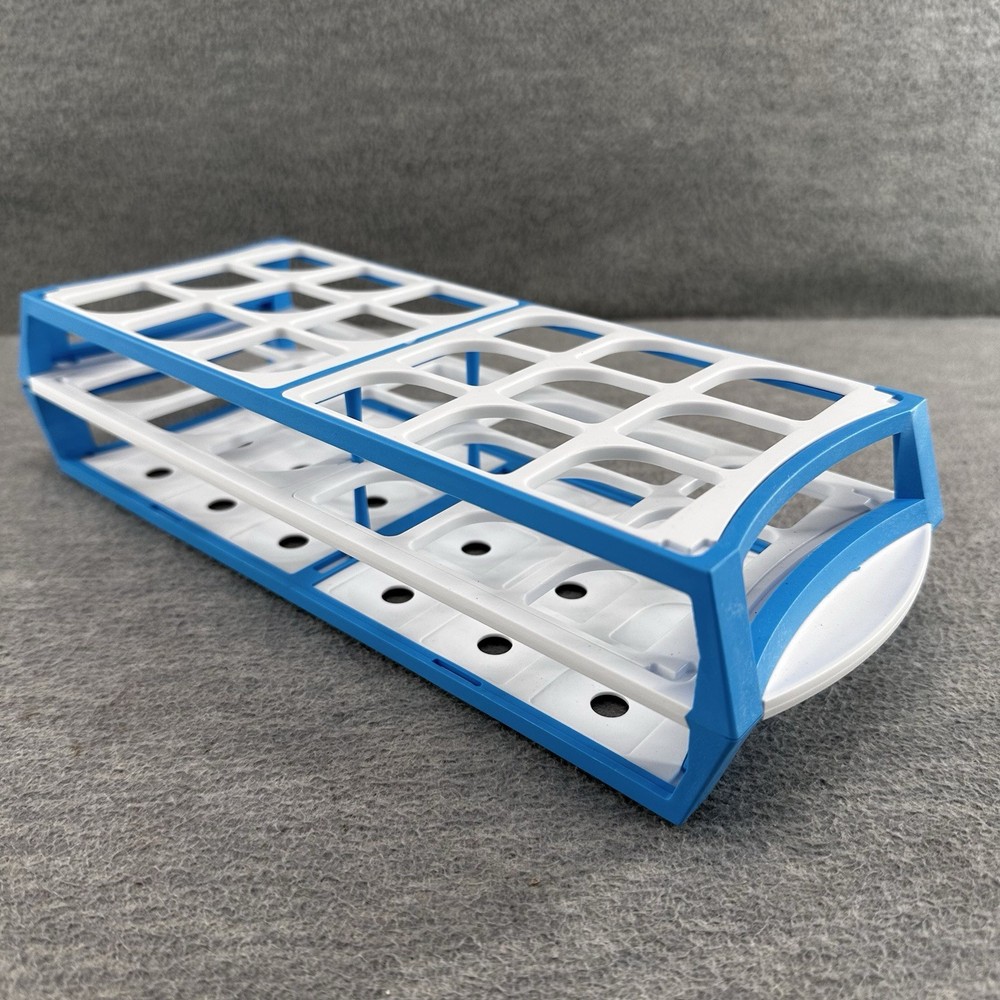 SIMPORT – Scientific Blue & White Tube 25 TO 30mm Tubes Multi Rack