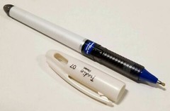48 x NEW Pentel EnerGel Tradio Pearl Gel Pen BLUE INK .7mm Tip BL117W-C BULK LOT