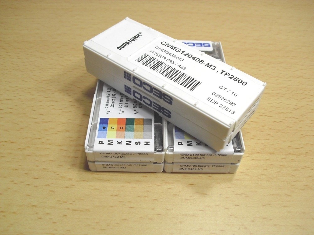 CNMG 432 M3 TP2500 SECO INSERT **10PCS**
