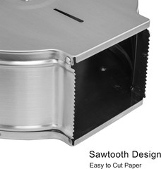 Commercial Jumbo Toilet Paper Dispenser, Wall Mount Stainless Steel 9 Inch Roll