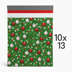 Christmas Poly Mailers 10×13 Self-Seal Shipping Bags Waterproof & Tear-Resistant