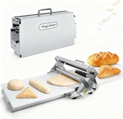 Commercial 12″ Folding Dough Sheeter Manual Pasta Pizza Roller Stainless Steel