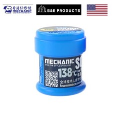 Mechanic LW50 Low Temp Solder Paste, Weight 50g 138°C Flux IPX4, Sn42Bi58