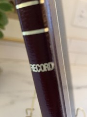 ✨Vintage New National Brand 56-211 Texhide Record Book 150 Pages 10-3/8 x 8-3/8″