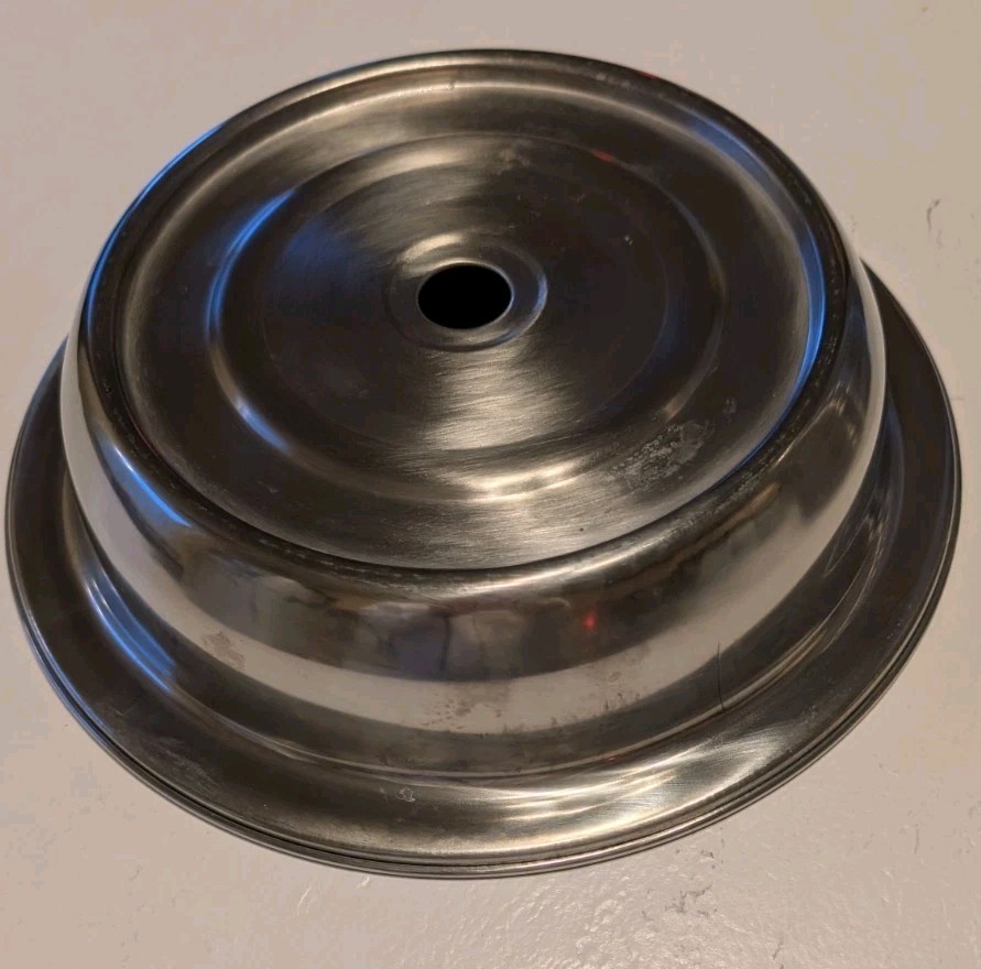 10” Stainless Steel Dinner Plate Food Cover serving lid 9-5/8″ – 9-7/8″