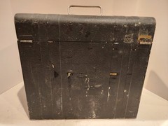 Vintage Porta Metal File Chest Union Steel Chest Corp Black/Green No 1012 No Key