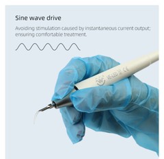 Dental Ultrasonic Piezo Scaler Scaling 10 Tip Fit EMS LED Handpiece 600ml Bottle