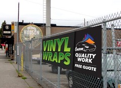 VINYL WRAPS Banner – Custom Auto Vinyl Wrap Shop Sign – Car Truck Wrap Road Flag