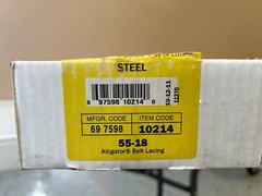 FLEXCO 55-18 ALLIGATOR LACING. NEW IN BOX Belt Lacing
