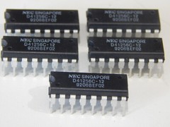 NEC UPD41256C-12 D41256C12 DYNAMIC RAM PAGE MODE 256K X 1 16 PIN DIP – LOT OF 5